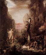 Gustave Moreau Herkules und die Lernaische Hydra oil painting artist